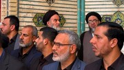 نجف اشرف میں رہبرِ شہید آیت اللہ العظمی خامنہ ای کی نمازِ جنازہ میں آیت اللہ العظمی سیستانی کے فرزندوں کی شرکت