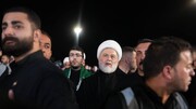 الشيخ حمودي يشارك في استقبال جثمان آية الله العظمى الخامنئي