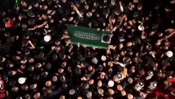 فیلم | ادای احترام مردم و مسئولان عراق به پیکر مطهر رهبر شهید انقلاب اسلامی در جایگاه ویژه فرودگاه نجف اشرف