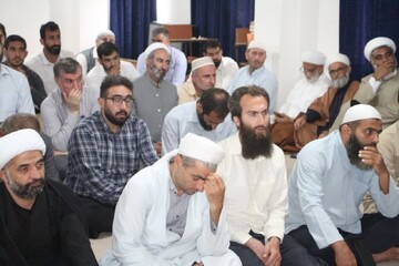 تصاویر / مراسم بزرگداشت امام شهید در مدرسه علمیه اهل سنت تالش