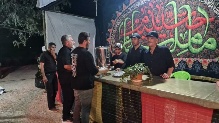 تصاویر/ موکب مردمی حضرت علی اصغر روستای بدشت شاهرود