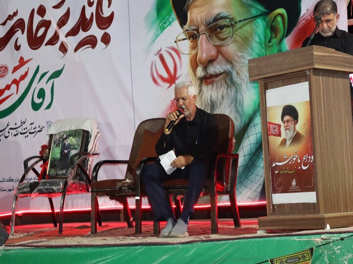 تصاویر/ اجتماع صدوبیست‌ونهم خونخواهی رهبر شهید در دیّر