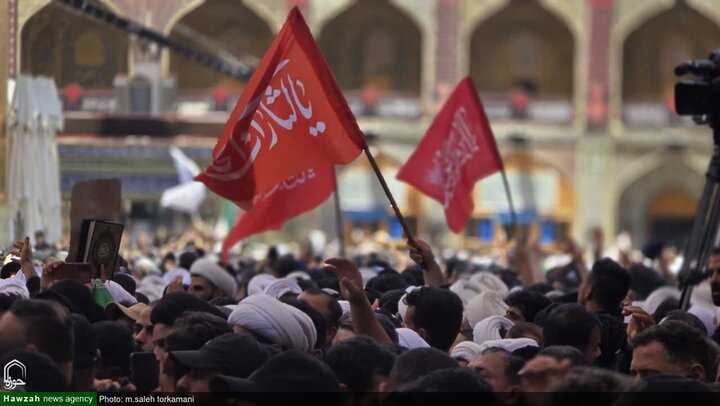 Photos/Najaf : Émotion palpable au sanctuaire de l’Imam Ali pour l’hommage au martyr suprême des Iraniens