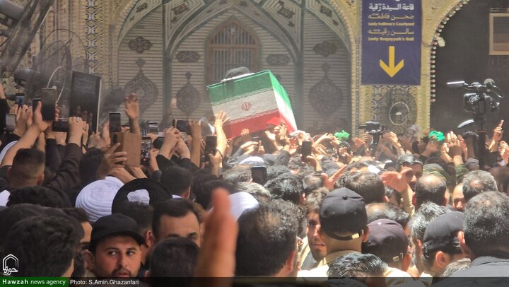 Photos/Najaf : Émotion palpable au sanctuaire de l’Imam Ali pour l’hommage au martyr suprême des Iraniens