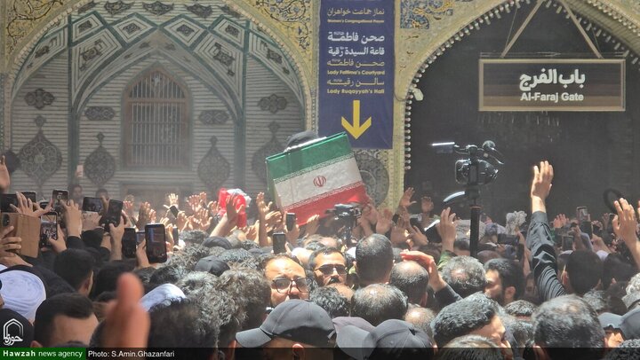Photos/Najaf : Émotion palpable au sanctuaire de l’Imam Ali pour l’hommage au martyr suprême des Iraniens