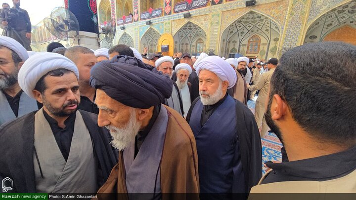 Photos/Najaf : Émotion palpable au sanctuaire de l’Imam Ali pour l’hommage au martyr suprême des Iraniens