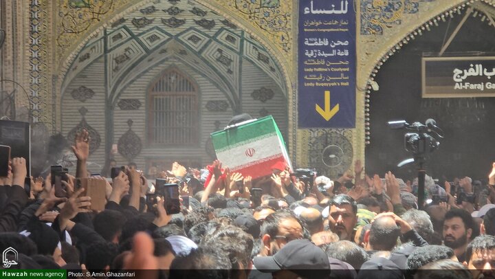 Photos/Najaf : Émotion palpable au sanctuaire de l’Imam Ali pour l’hommage au martyr suprême des Iraniens