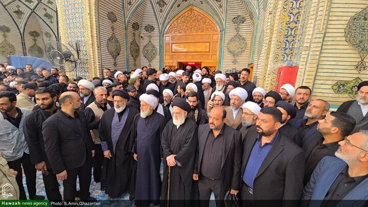 Photos/Najaf : Émotion palpable au sanctuaire de l’Imam Ali pour l’hommage au martyr suprême des Iraniens