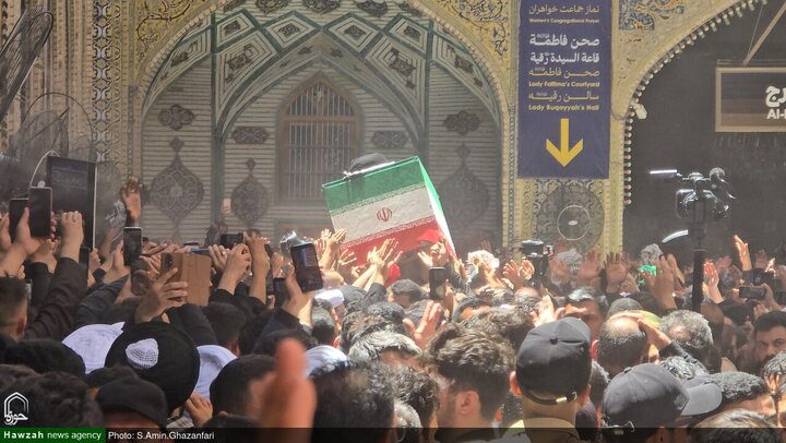 Photos/Najaf : Émotion palpable au sanctuaire de l’Imam Ali pour l’hommage au martyr suprême des Iraniens