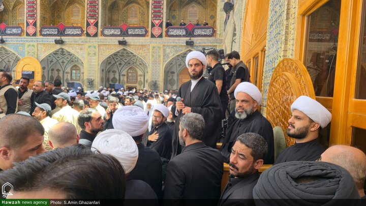 Photos/Najaf : Émotion palpable au sanctuaire de l’Imam Ali pour l’hommage au martyr suprême des Iraniens