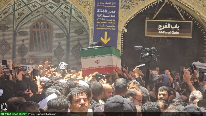 Photos/Najaf : Émotion palpable au sanctuaire de l’Imam Ali pour l’hommage au martyr suprême des Iraniens