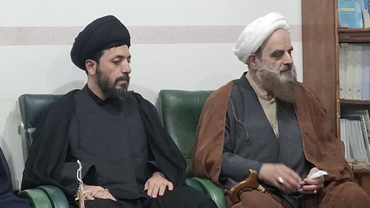 تصاویر/ دیدار آیت الله اعرافی با طلاب و روحانیون شهرستان آران وبیدگل