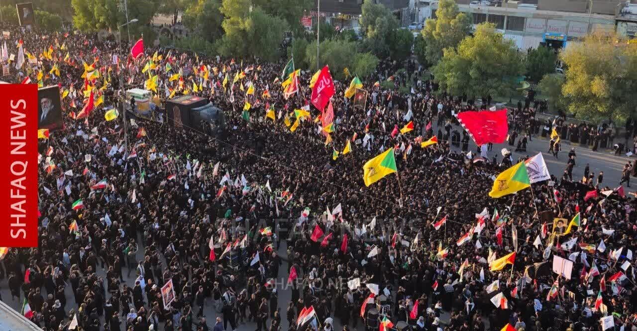 Usindikizaji wa Mwili wa Imam Shahidi Khamenei Waanza kutokea Daraja la Kufa, Najaf Ashraf + Picha