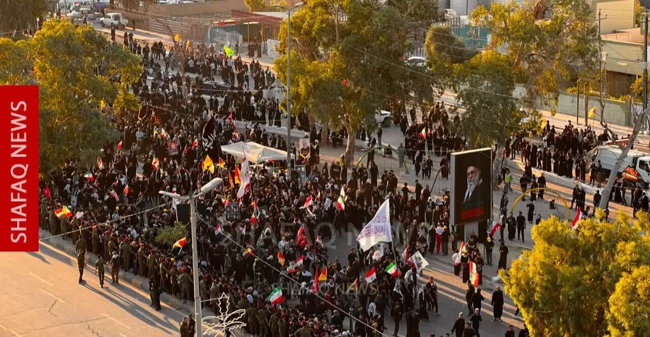 Usindikizaji wa Mwili wa Imam Shahidi Khamenei Waanza kutokea Daraja la Kufa, Najaf Ashraf + Picha