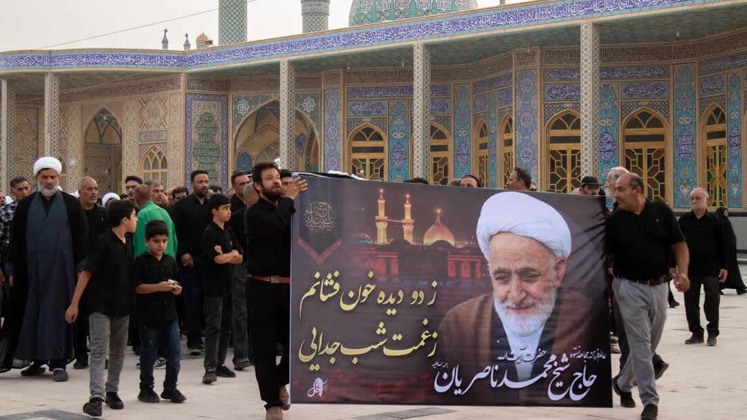 آیین تشییع حجتالاسلام والمسلمین ناصریان روحانی انقلابی آران و بیدگل برگزار شد+تصاویر و فیلم