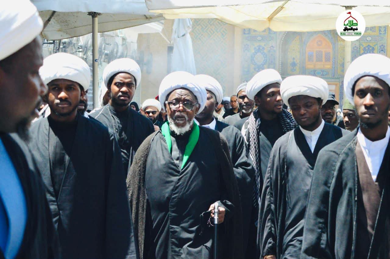 Sheikh Ibraheem Zakzaky (H) Ya Halarci Jana'izar Imam Shahid A Birnin Najaf Da Karbala + Hotunan'