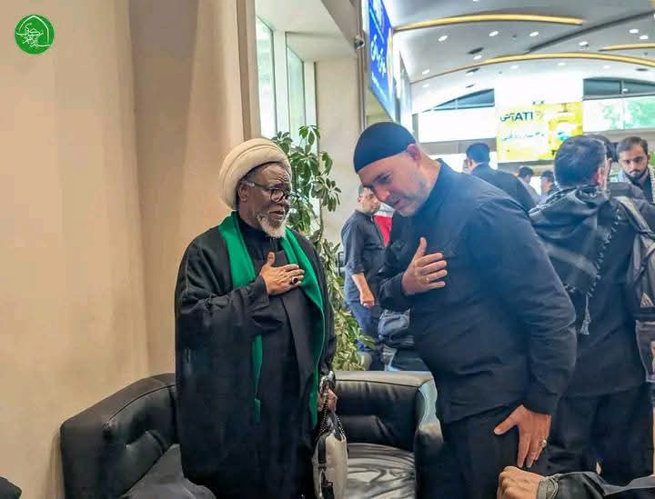 Jagoran Harkar Musulunci Sheikh Ibraheem Zakzaky (H) Ya Isa Mashhad Domin Halartar Jana'iza Da Binne Imam Shahid