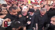 فيديو | إقامة الصلاة على جثمان الإمام الخامنئي في حرم أبي الفضل العباس (عليه السلام)