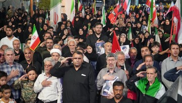 فیلم| مراسم جاماندگان  بدرقه و وداع با رهبر شهید انقلاب اسلامی