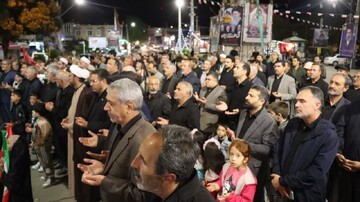 تصاویر/  صد و سی و مین موج از اجتماعات شبانه سراسری در چالدران