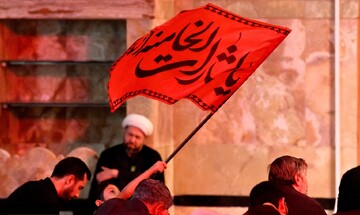 تصاویر/ مراسم عزاداری دهه سوم ماه محرم در حرم حضرت عبدالعظیم(ع)