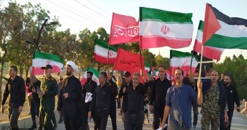تصاویر/ کاروان عزاداری و خونخواهی رهبر شهید انقلاب در شهر بهار