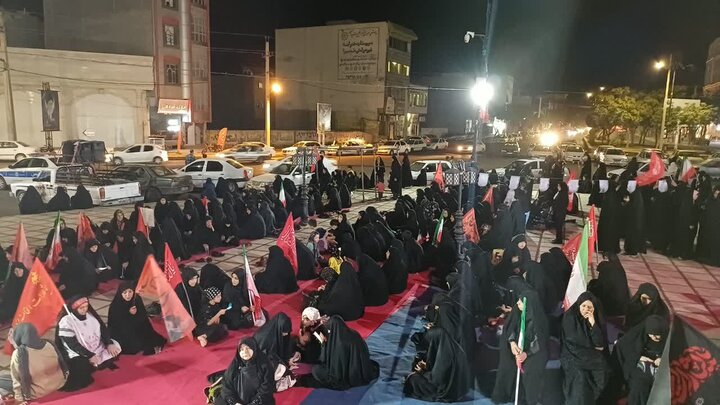 تصاویر/صد و سی امین شب حضور پرشور مردم ولایتمدار مامونیه در تجدید بیعت با آرمان‌های انقلاب
