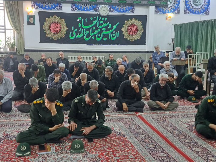 تصاویر / مراسم مراسم عزاداری شهادت رهبر شهید در بهار