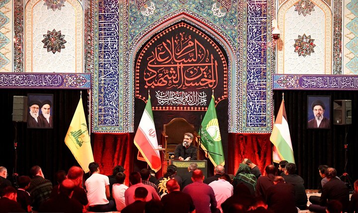تصاویر/ مراسم عزاداری دهه سوم ماه محرم در حرم حضرت عبدالعظیم(ع)