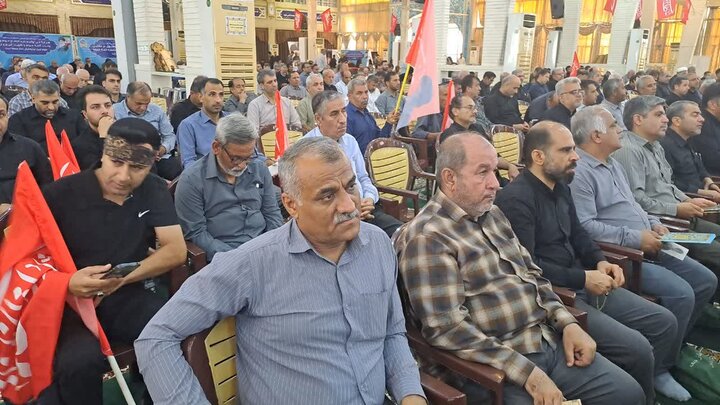 تصاویر/ سوگواری و عزاداری امام شهید در مصلای جمعه بوشهر