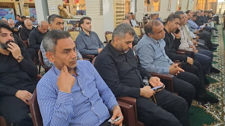 تصاویر/ سوگواری و عزاداری امام شهید در مصلای جمعه بوشهر