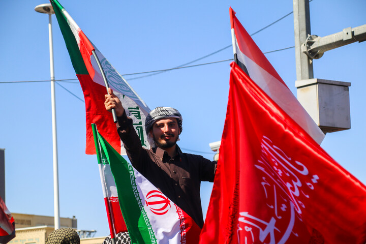 تصاویر/ مراسم تشییع پیکر مطهر رهبر شهید انقلاب در مشهد مقدس