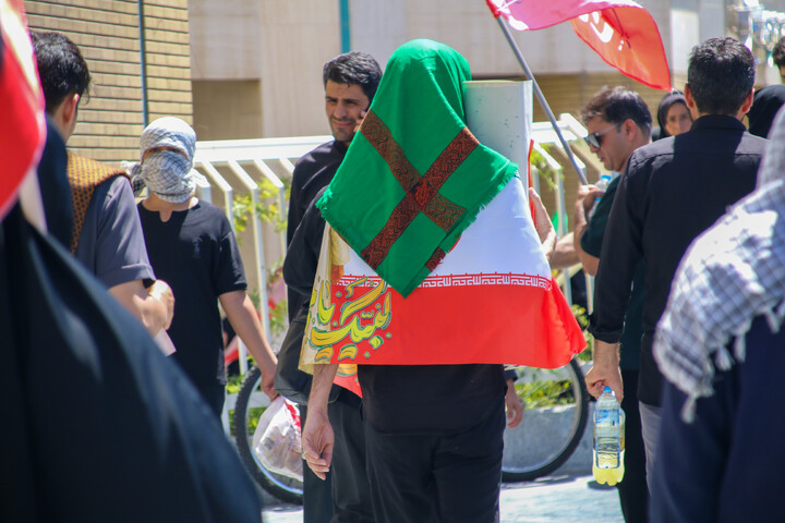 تصاویر/ مراسم تشییع پیکر مطهر رهبر شهید انقلاب در مشهد مقدس
