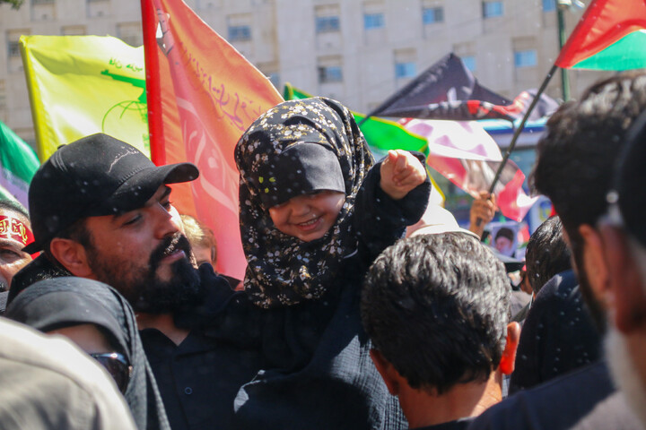 تصاویر/ مراسم تشییع پیکر مطهر رهبر شهید انقلاب در مشهد مقدس