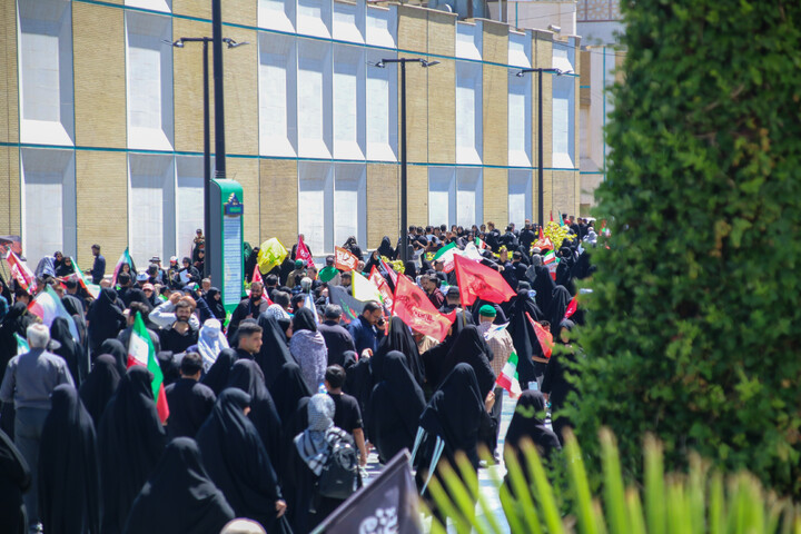تصاویر/ مراسم تشییع پیکر مطهر رهبر شهید انقلاب در مشهد مقدس