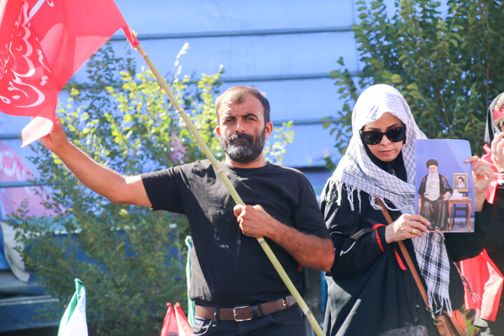 تصاویر/ مراسم تشییع پیکر مطهر رهبر شهید انقلاب در مشهد مقدس