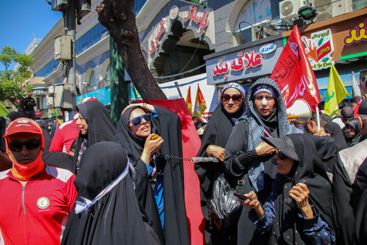 تصاویر/ مراسم تشییع پیکر مطهر رهبر شهید انقلاب در مشهد مقدس