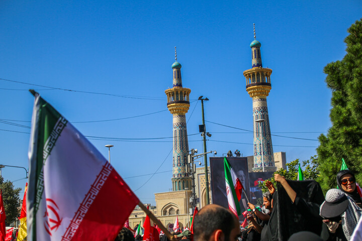 تصاویر/ مراسم تشییع پیکر مطهر رهبر شهید انقلاب در مشهد مقدس