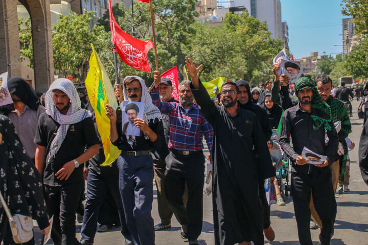 تصاویر/ مراسم تشییع پیکر مطهر رهبر شهید انقلاب در مشهد مقدس