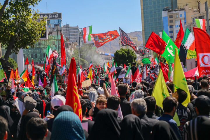 تصاویر/ مراسم تشییع پیکر مطهر رهبر شهید انقلاب در مشهد مقدس