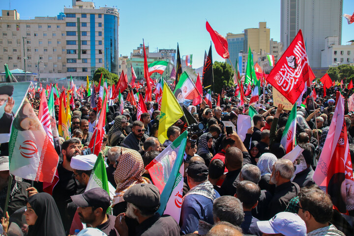 تصاویر/ مراسم تشییع پیکر مطهر رهبر شهید انقلاب در مشهد مقدس
