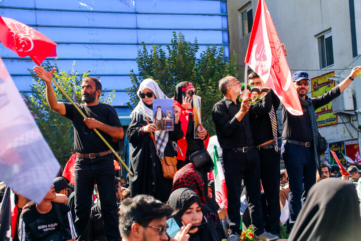 تصاویر/ مراسم تشییع پیکر مطهر رهبر شهید انقلاب در مشهد مقدس