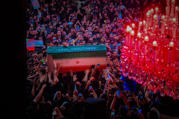 تصاویر/ تشییع تاریخی رهبر شهید انقلاب در کربلا