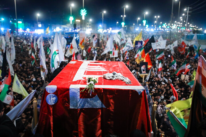 تصاویر/ تشییع تاریخی رهبر شهید انقلاب در کربلا