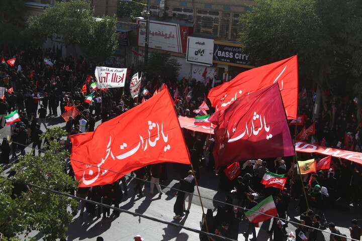 تصاویر/ بدرقه حماسی رهبر شهید انقلاب در مشهد