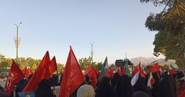 تصاویر/ کاروان عزاداری و خونخواهی رهبر شهید انقلاب در شهر بهار