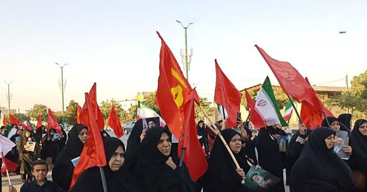 تصاویر/ کاروان عزاداری و خونخواهی رهبر شهید انقلاب در شهر بهار