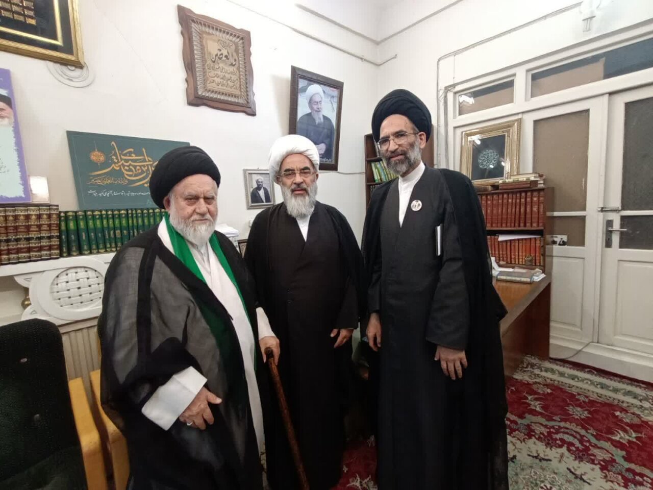 نماینده ولی‌فقیه در کاشان با آیت الله شیخ محمدجواد فاضل لنکرانی دیدار کرد