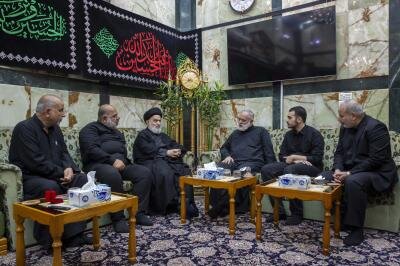 Sayed Ahmad Al-Safi Receives Sayed Mustafa Khamenei