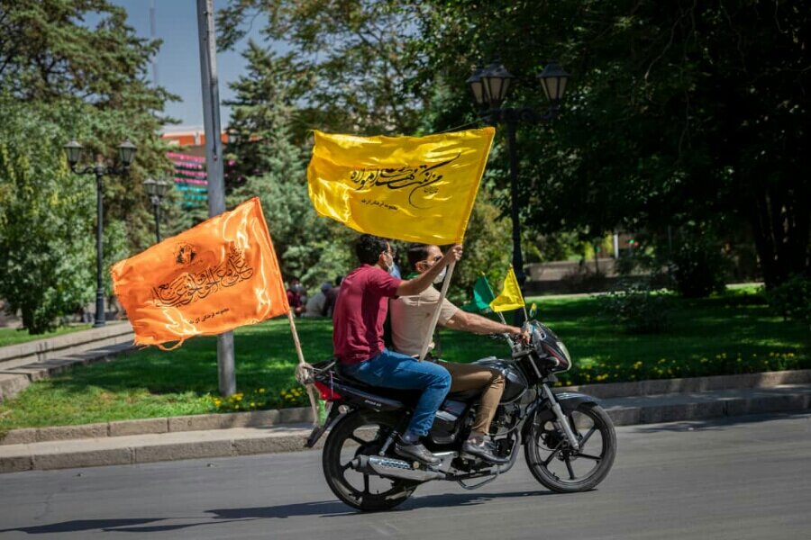 فیلم | کاروان موتوری به یاد رهبر شهید فرزانه انقلاب به خیابان آمدند